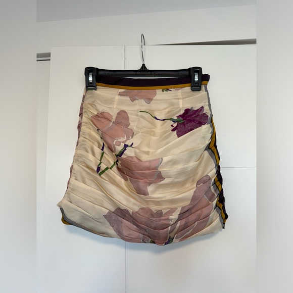 Zara Studio Printed Silk Skirt Limited Edition - Picture 4 of 6